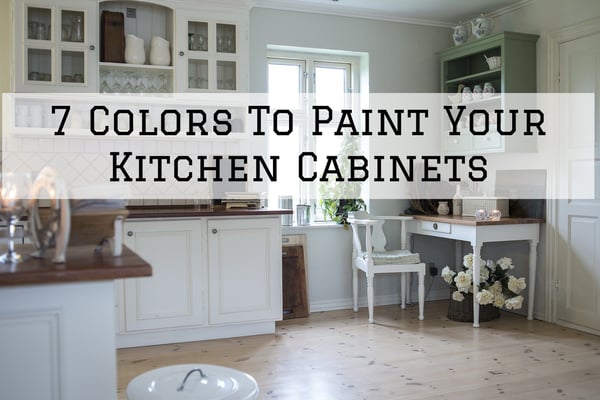 Kitchen with painted cabinetry