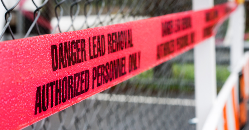Caution tape that reads