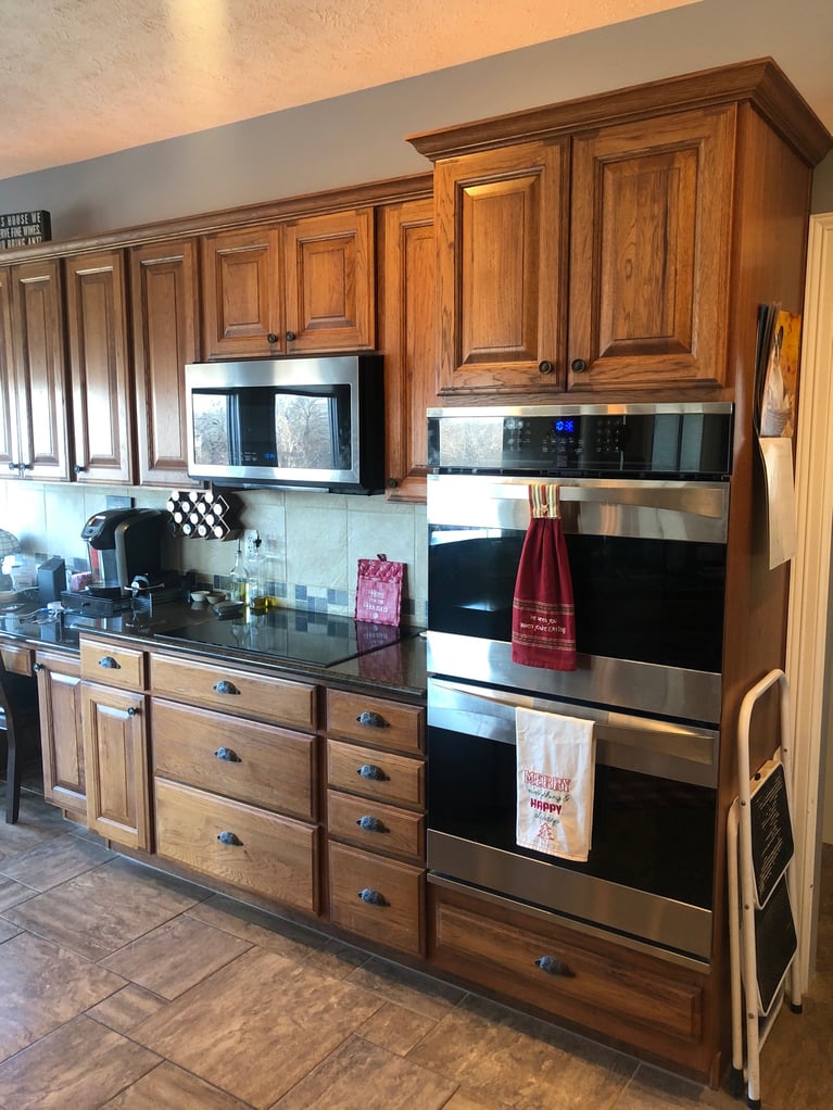 Brush & Roll Before & After: Modern Blue Kitchen Makeover