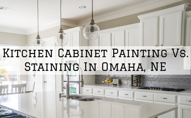 Kitchen Cabinet Painting vs. Staining in Omaha, NE